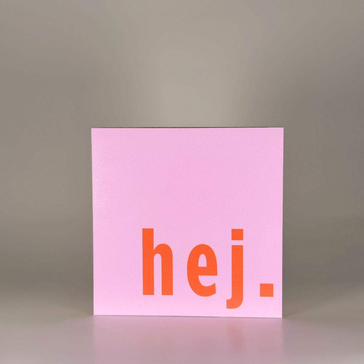 Skandinavische Wanddeko – Hej Holzbild – minimalistische Deko Flur – nordische Deko modern – kleines Geschenk Einzug