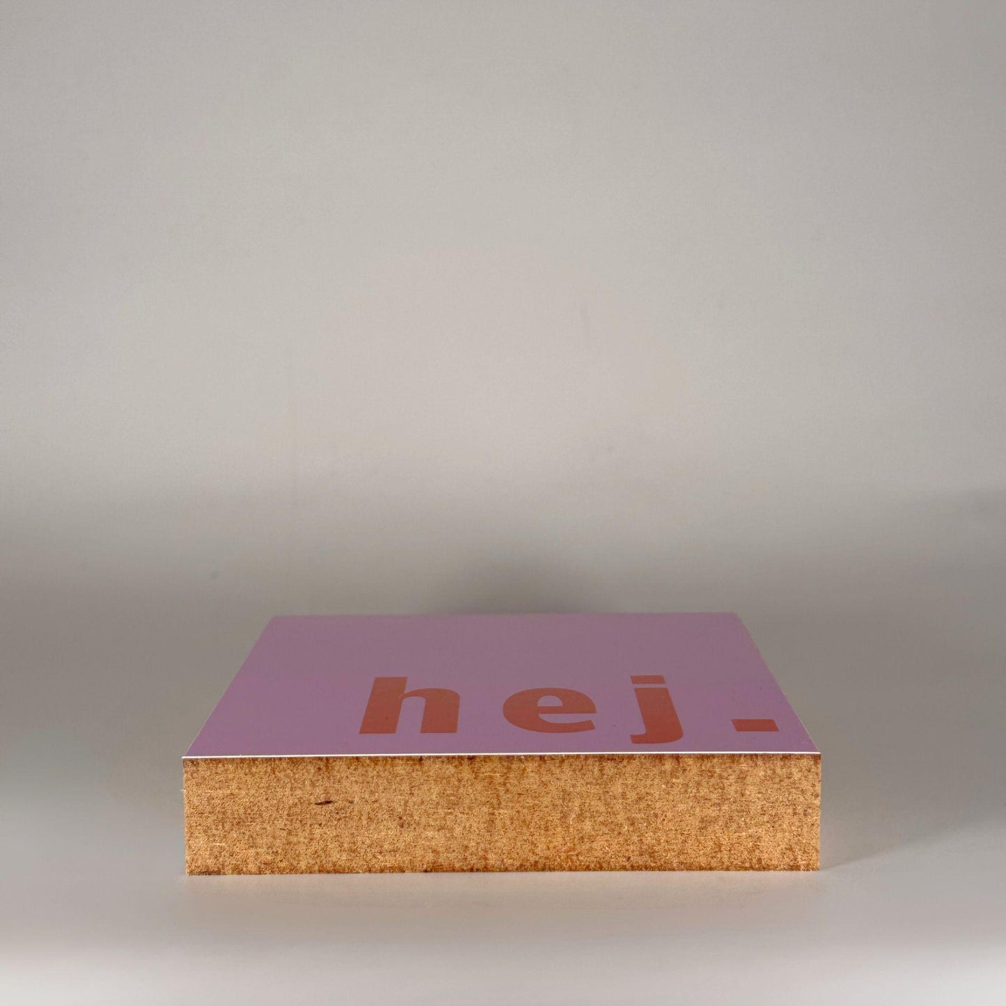 Skandinavische Wanddeko – Hej Holzbild – minimalistische Deko Flur – nordische Deko modern – kleines Geschenk Einzug