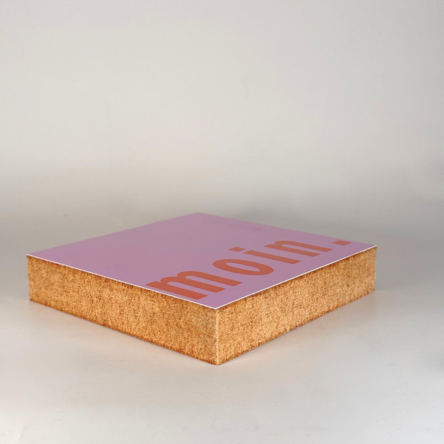 Skandinavische Wanddeko – Moin Holzbild – norddeutsche Deko Flur – minimalistisches Design – kleines Geschenk Einzug