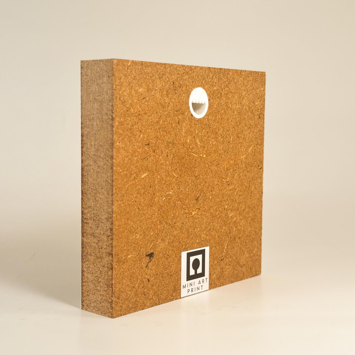 Hebamme Definition Holzbild – 10x10 cm Mini Art Print – Geschenk für Hebammen – Geburt & Baby Wanddeko zum Hinstellen oder Aufhängen