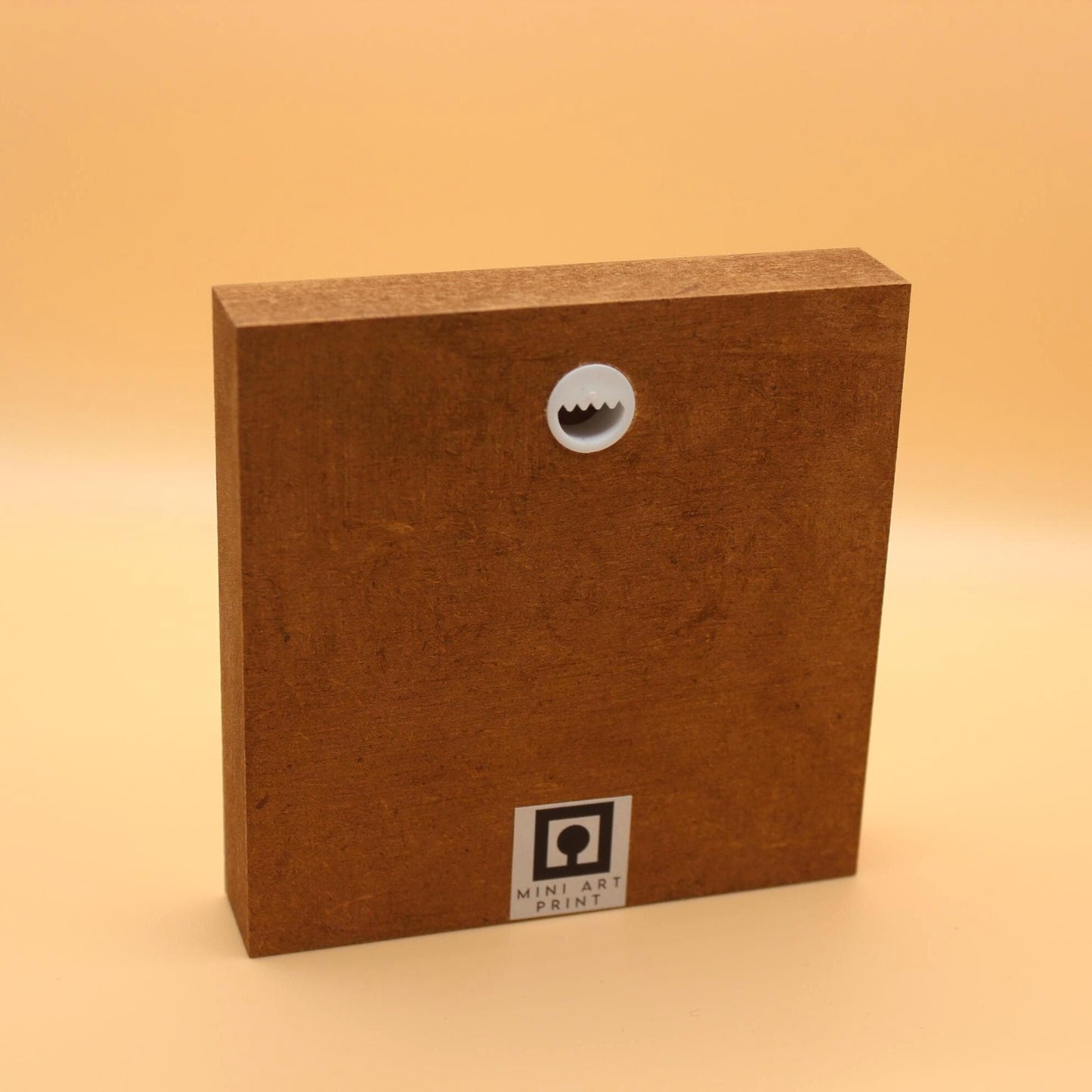 Im Norden sagt man MOIN Holzbild – Lustiges Geschenk Norddeutsch – Mini Holzschild 10x10 cm – Schreibtisch Deko – Humor Spruch